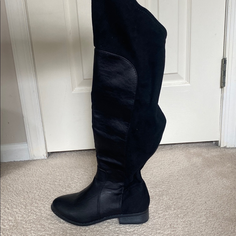 Black Over the Knee Boots